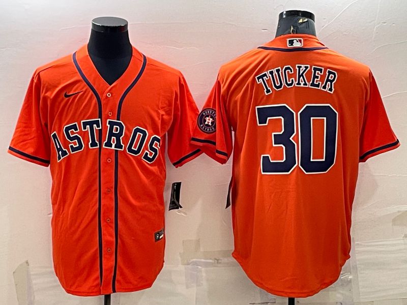 Men Houston Astros #30 Tucker Oragne Game Nike 2022 MLB Jerseys
